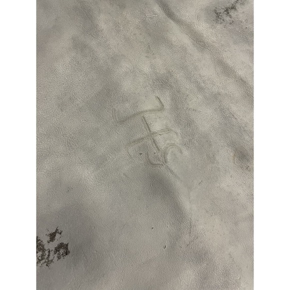 IKEA Large Cowhide Smooth Gray And Brown Suede Leather Rug 83 X 78 - Picture 5 of 5